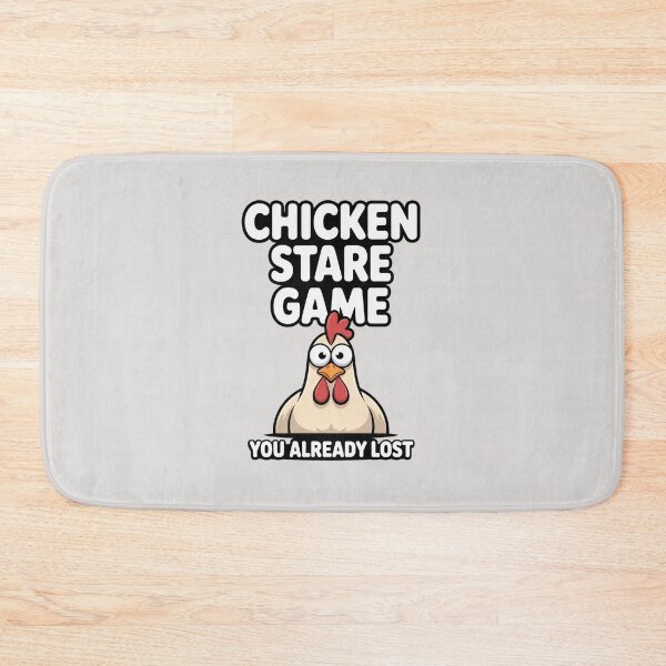 Item preview, Funny chicken stare game you already lost cartoon illustration designed and sold by Best-Designers.