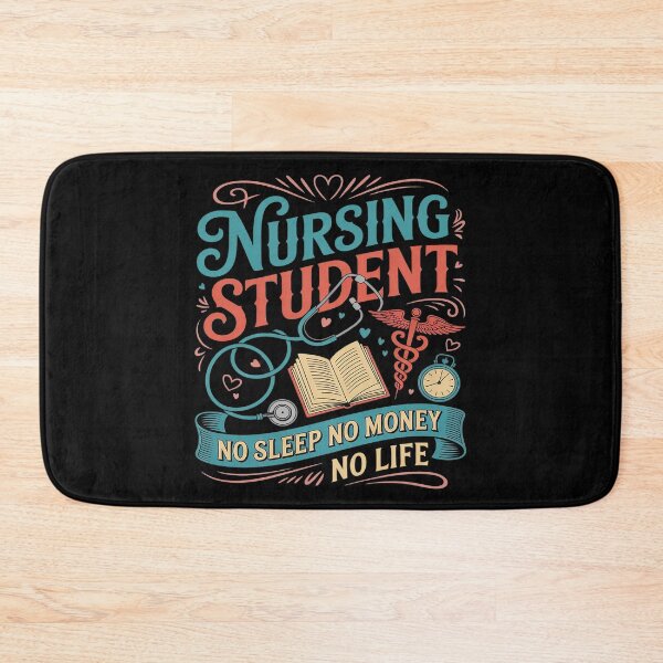 Item preview, Nursing Student No Sleep No Money No Life designed and sold by genkihikki.