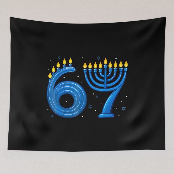 Item preview, Funny Six Seven 67 Meme Sarcastic Hanukkah Chanukah Men designed and sold by AileighKyser.