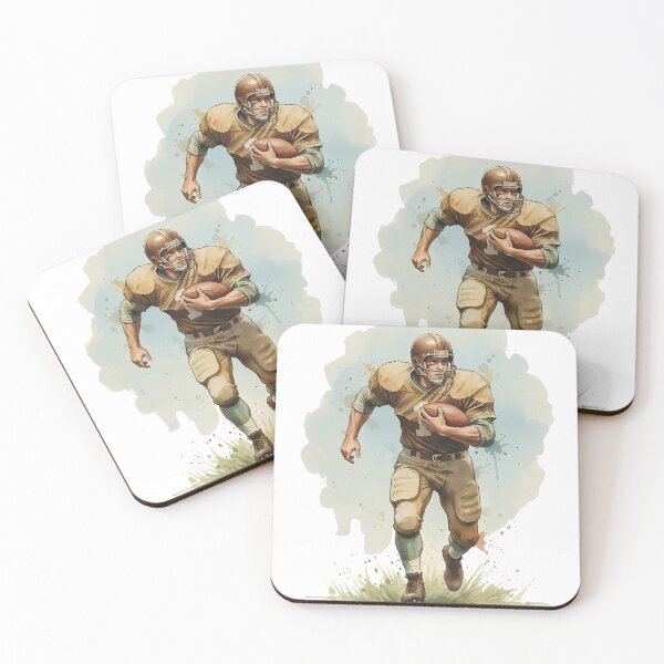 Item preview, Vintage Watercolor Football Illustration designed and sold by RoyesButler.