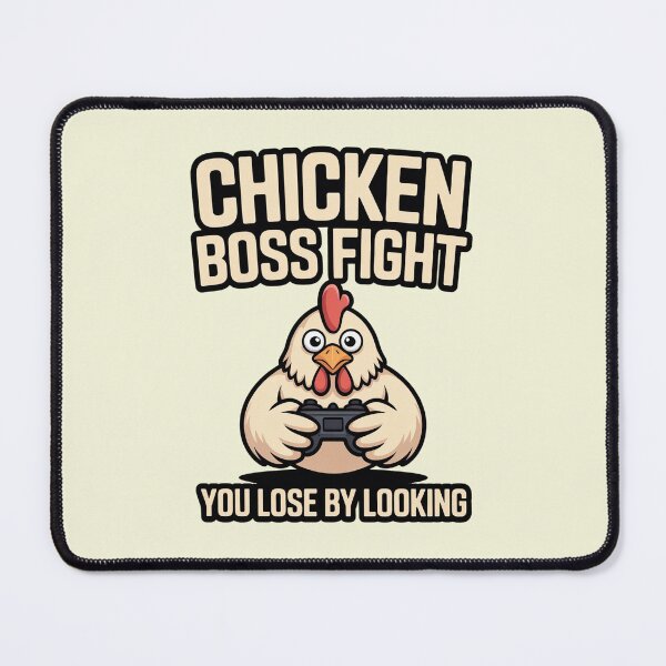 Item preview, Funny chicken playing video games with text chicken boss fight you lose by looking designed and sold by Best-Designers.