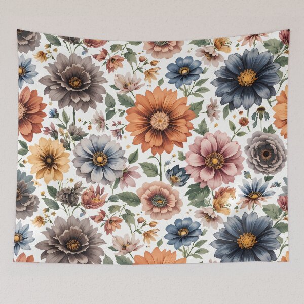 Item preview, Henry Enchanted Garden Vibrant Flowers Butterflies Love Peace designed and sold by ART ATTACK ZONE.