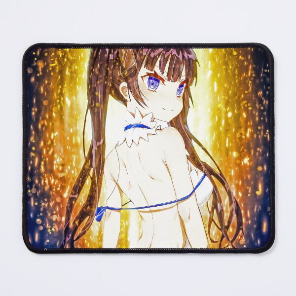 Item preview, Hestia DanMachi Anime Girl Fantasy Blue Golden Glow Radiant Charm designed and sold by Tokyonomad.
