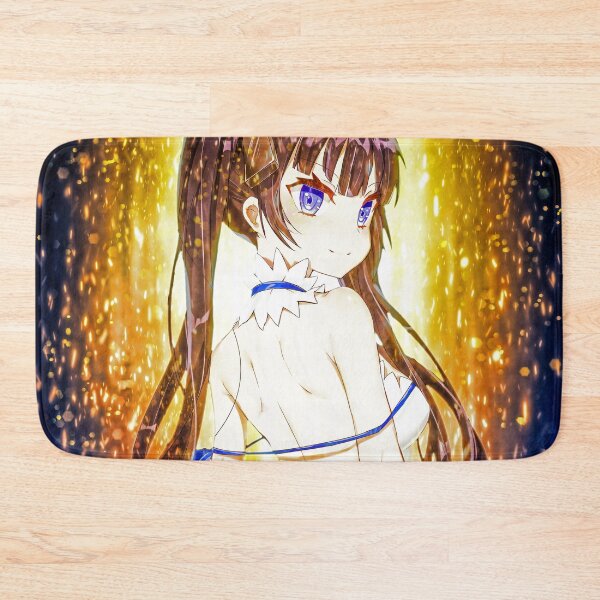 Item preview, Hestia DanMachi Anime Girl Fantasy Blue Golden Glow Radiant Charm designed and sold by Tokyonomad.