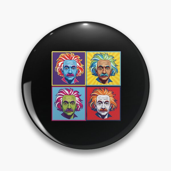 Item preview, Einstein Pop Art Portrait designed and sold by Mues1966.