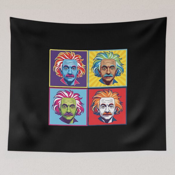 Item preview, Einstein Pop Art Portrait designed and sold by Mues1966.