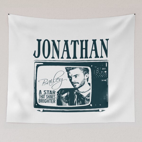 Item preview, Jonathan Bailey Retro TV Art - A Star That Shines Brighter designed and sold by JayliIvan.