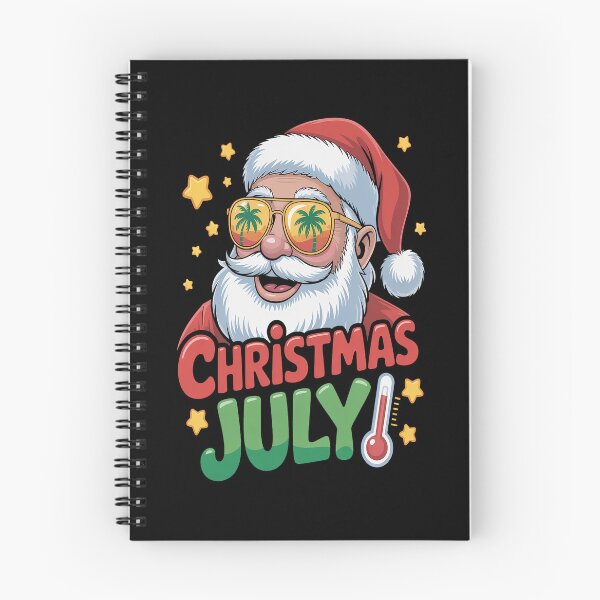 Item preview, Christmas in July Shirt Summer Santa Sunglasses Xmas designed and sold by RonnasJackson.