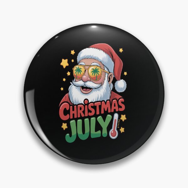 Item preview, Christmas in July Shirt Summer Santa Sunglasses Xmas designed and sold by RonnasJackson.