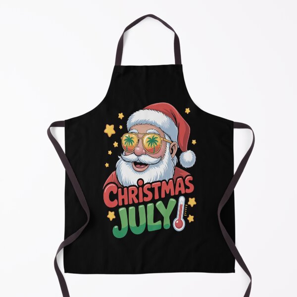 Item preview, Christmas in July Shirt Summer Santa Sunglasses Xmas designed and sold by RonnasJackson.