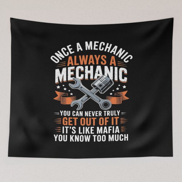 Item preview, Once A Mechanic Always A Mechanic Proud Mechanic Job designed and sold by ProudForFunny.