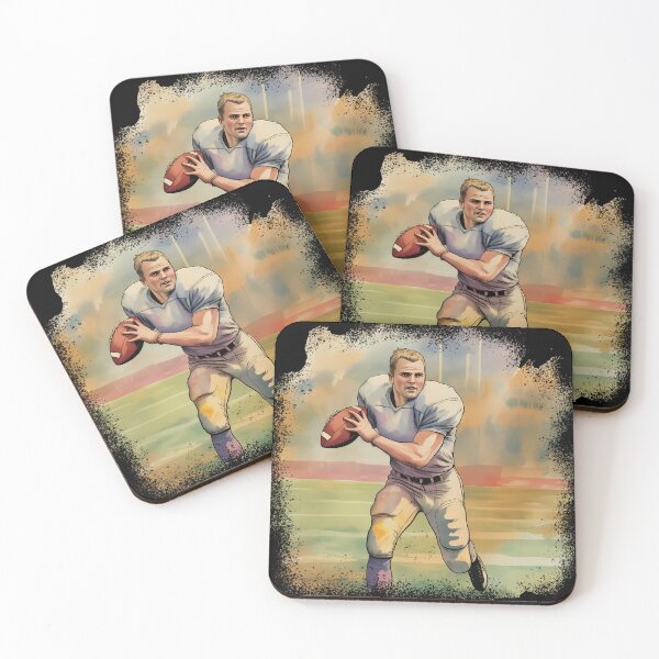 Item preview, Vintage Watercolor Player Running designed and sold by RoyesButler.