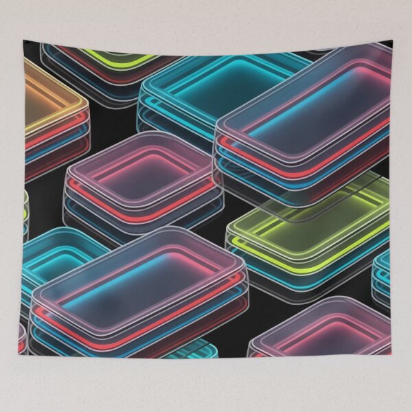 Item preview, Neon Glass Capsules designed and sold by Kaleidoscope Print.