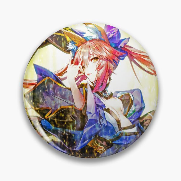 Item preview, Mystic Tamamo no Mae Caster Fate Grand Order Game Anime Girl Golden Fox Aura designed and sold by Tokyonomad.