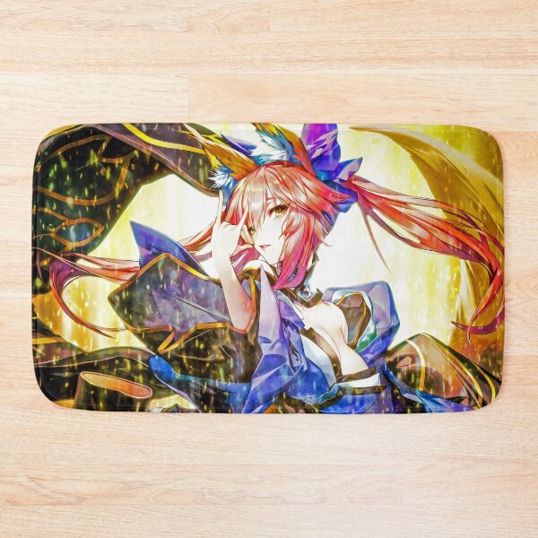 Item preview, Mystic Tamamo no Mae Caster Fate Grand Order Game Anime Girl Golden Fox Aura designed and sold by Tokyonomad.