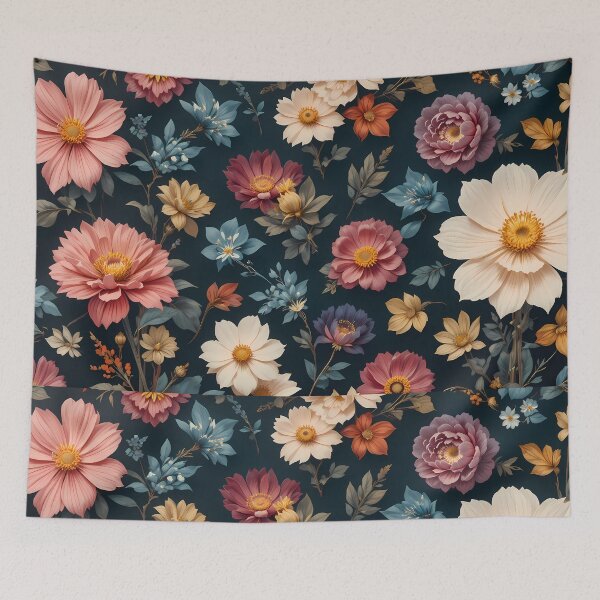 Item preview, Juan Enchanted Garden Vibrant Flowers Butterflies Love Peace designed and sold by ART ATTACK ZONE.