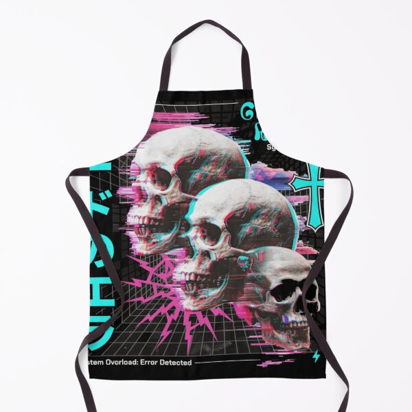 Item preview, Aesthetic System Error Glitch Art Skulls Retro Digital Design designed and sold by GenZFashion000.