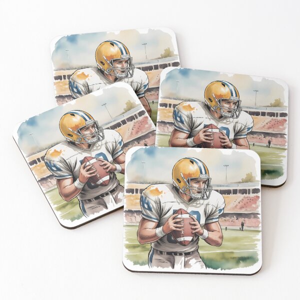 Item preview, Vintage Watercolor Football Resting On Grass designed and sold by RoyesButler.