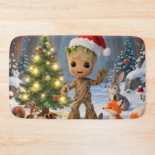 Item preview, Baby Groot celebrating christmas designed and sold by worldimagine91.
