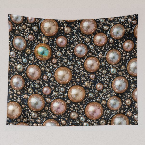 Item preview, Champagne Pearl Stardust designed and sold by Kaleidoscope Print.