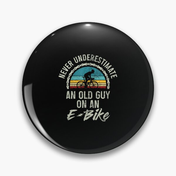 Item preview, E-Bike Never Underestimate An Old Guy On An Electrical Bike designed and sold by markettathorn.
