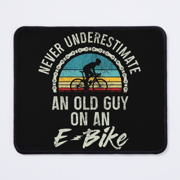 Item preview, E-Bike Never Underestimate An Old Guy On An Electrical Bike designed and sold by markettathorn.