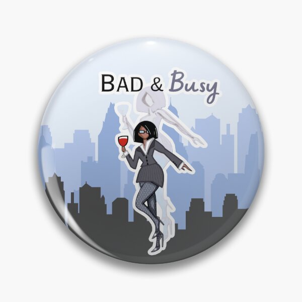 Item preview, Working Girl With Wine – Corporate Baddie at Work Illustration – “Bad & Busy” Wine Art Print-a striking fashion-inspired wall decor designed and sold by StarlaShyé .