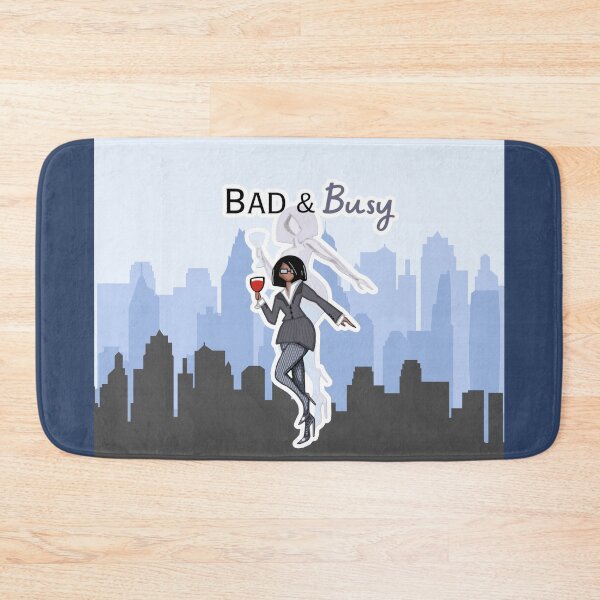 Item preview, Working Girl With Wine – Corporate Baddie at Work Illustration – “Bad & Busy” Wine Art Print-a striking fashion-inspired wall decor designed and sold by StarlaShyé .