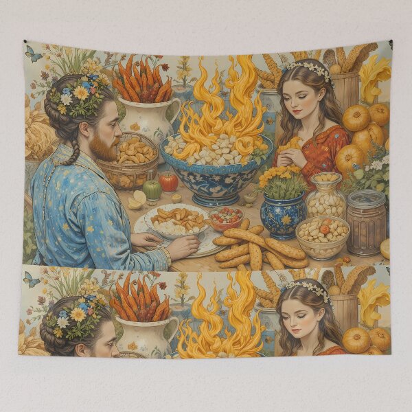 Item preview, Diana Enchanted Garden Vibrant Flowers Butterflies Love Peace designed and sold by ART ATTACK ZONE.