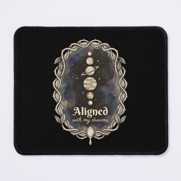 Item preview, Aligned With My Dreams Vintage Celestial Mirror Etching designed and sold by auxincaftan0o.