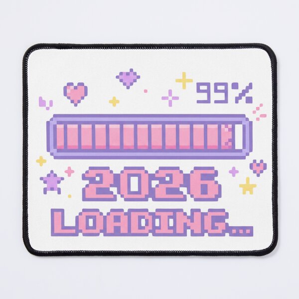 Item preview, 2026 Loading 99% Cute Pixel Art New Year designed and sold by GemajoStudio.