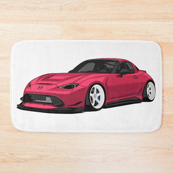 Item preview, Pink JDM Sports Car Illustration – Low Stance Roadster Vector Art designed and sold by wisnubayuaji.