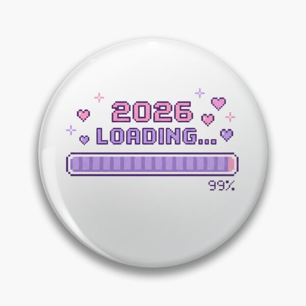 Item preview, 2026 Loading... | Cute Pastel Pixel Art Progress Bar designed and sold by GemajoStudio.