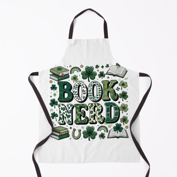 Item preview, Book Nerd - St Patrick's Day Edition designed and sold by TheBeesForYou.