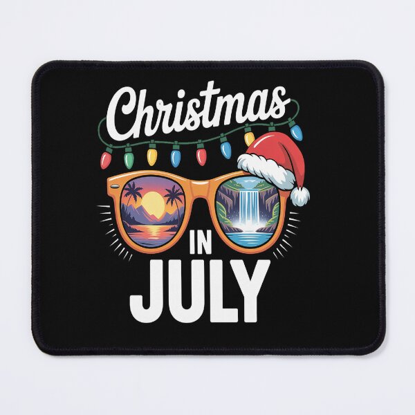 Item preview, Christmas In July T Shirt Funny Santa Summer Beach Vacation designed and sold by RonnasJackson.