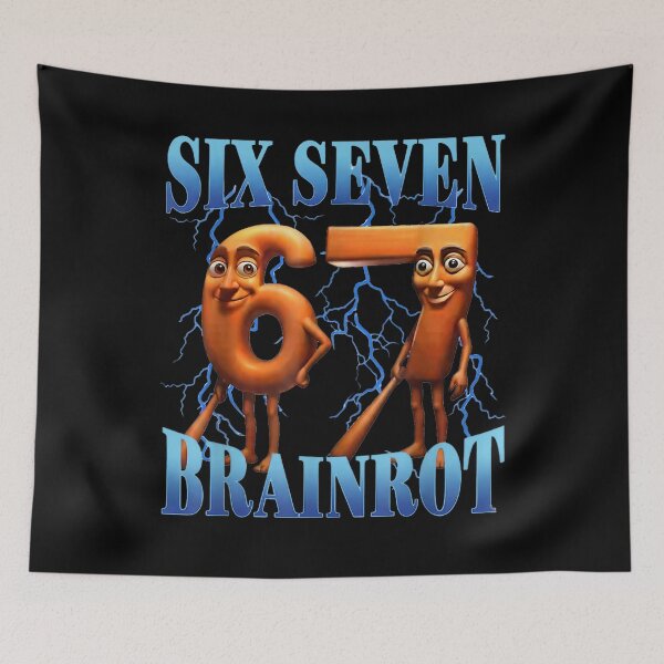 Item preview, Funny 67 Meme Italian Brainrot Tung Tung Sahur Six Seven designed and sold by NormamArtworks.