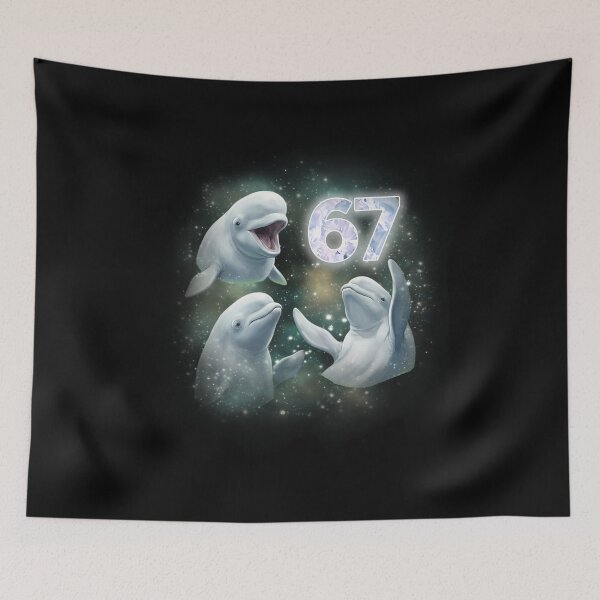 Item preview, Beluga Dolphins 67 6 7 Birthday Shirt designed and sold by LashondaGreen89.