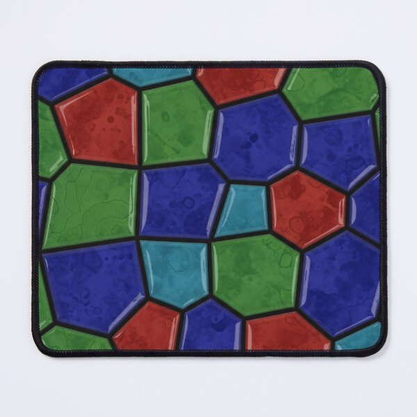 Item preview, Stained Glass Mosaic Tiles designed and sold by Kaleidoscope Print.