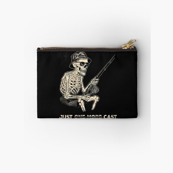 Item preview, Just One More Cast - Skeleton Fishing (On Back) designed and sold by markettathorn.