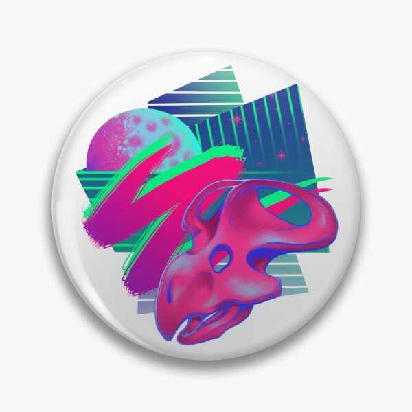 Item preview, Purple and Pink Protoceratops Vaporwave designed and sold by Benjamin Lou.