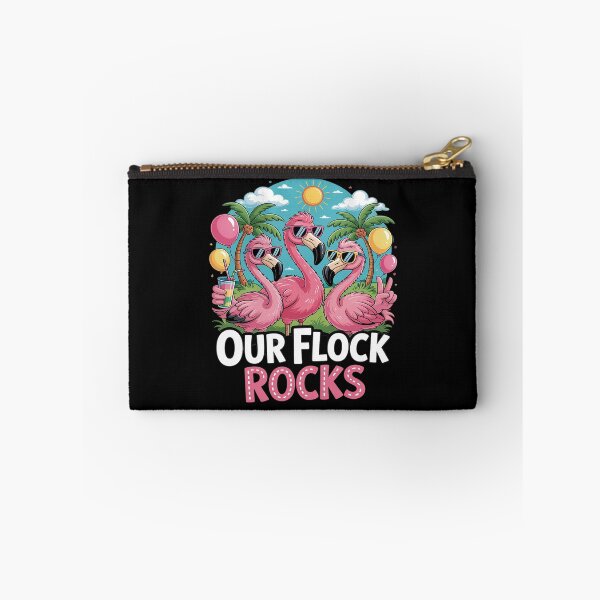 Item preview, Our Flock Rocks Flamingo Summer Vacation Family Matching 1 designed and sold by ProudForFunny.
