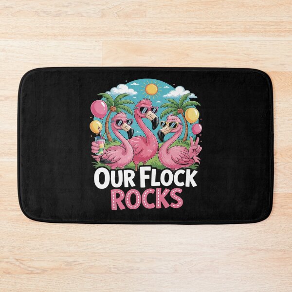 Item preview, Our Flock Rocks Flamingo Summer Vacation Family Matching 1 designed and sold by ProudForFunny.