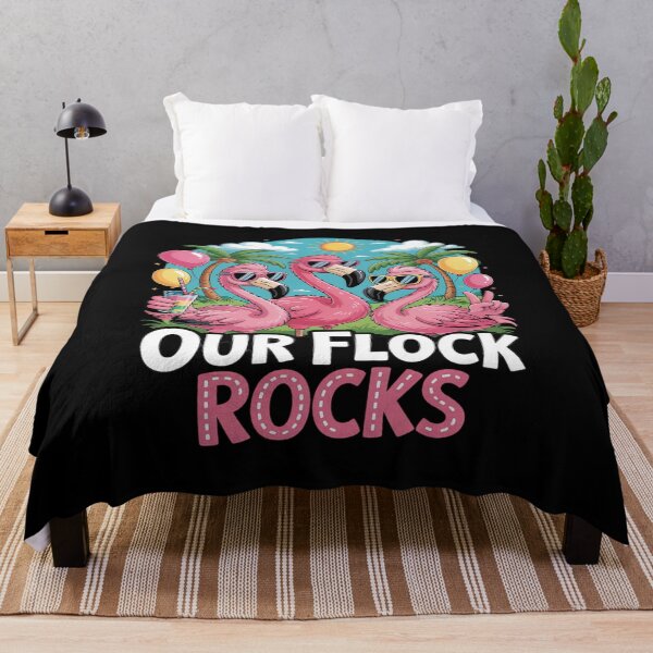 Item preview, Our Flock Rocks Flamingo Summer Vacation Family Matching 1 designed and sold by ProudForFunny.