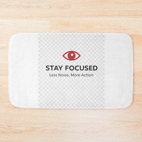 Item preview, Stay Focused – Minimal Motivational Design designed and sold by NomadUSArt.