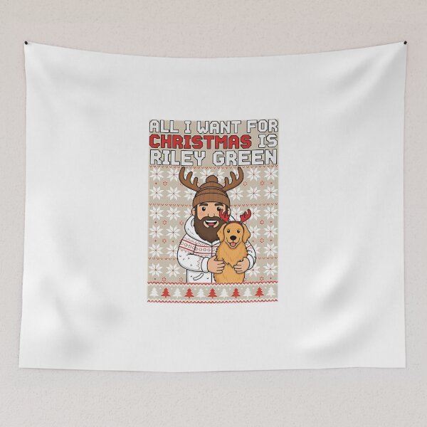 Item preview, Riley Green Christmas Song Lyrics designed and sold by Mues1966.