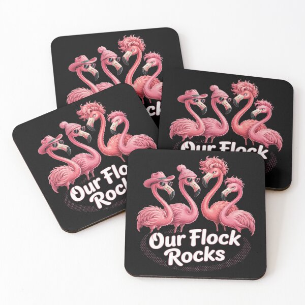 Item preview, Our Flock Rocks Flamingo Summer Vacation Family designed and sold by ProudForFunny.