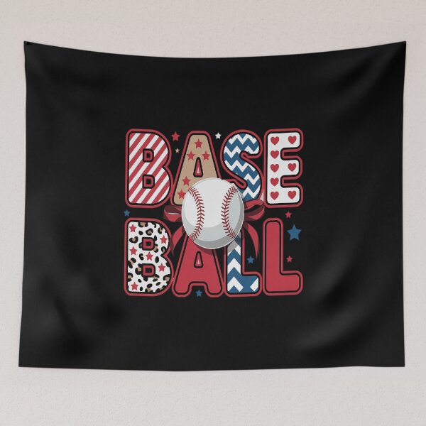 Item preview, Coquette Bow Baseball Game Day Baseball Mom Mama designed and sold by RonnasJackson.