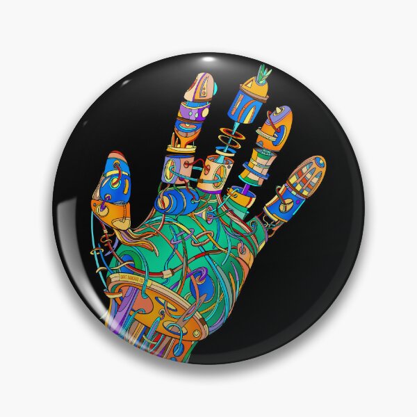 Item preview, Vibrant Abstract Hand – Original Digital Illustration by Dave Danchuk designed and sold by DaveDanchuk.