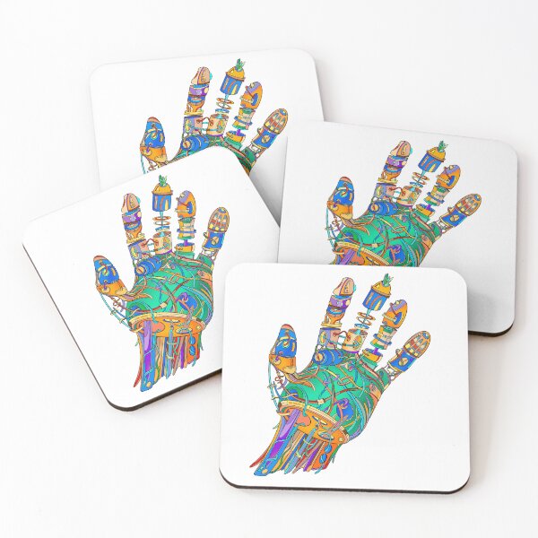 Item preview, Vibrant Abstract Hand – Original Digital Illustration by Dave Danchuk designed and sold by DaveDanchuk.