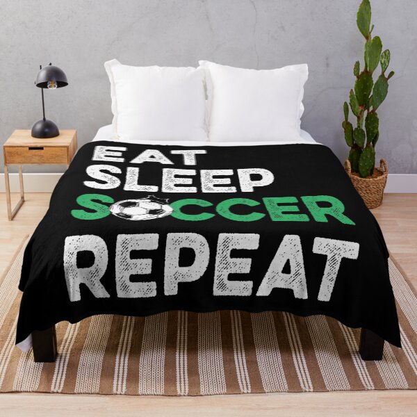 Item preview, Eat Sleep Soccer Repeat Fnuuy Soccer Ball Sports Game designed and sold by RylynKaub86.